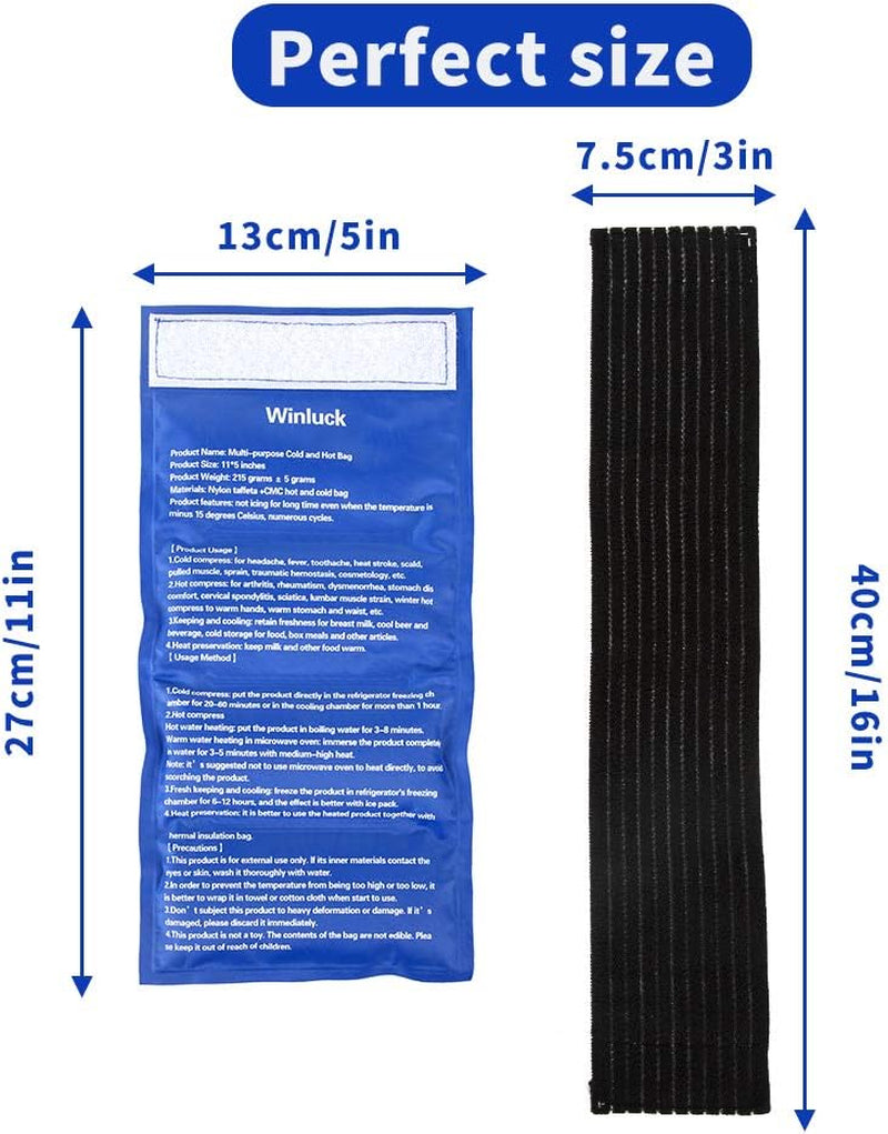 Reusable Hot & Cold Gel Pack with Strap