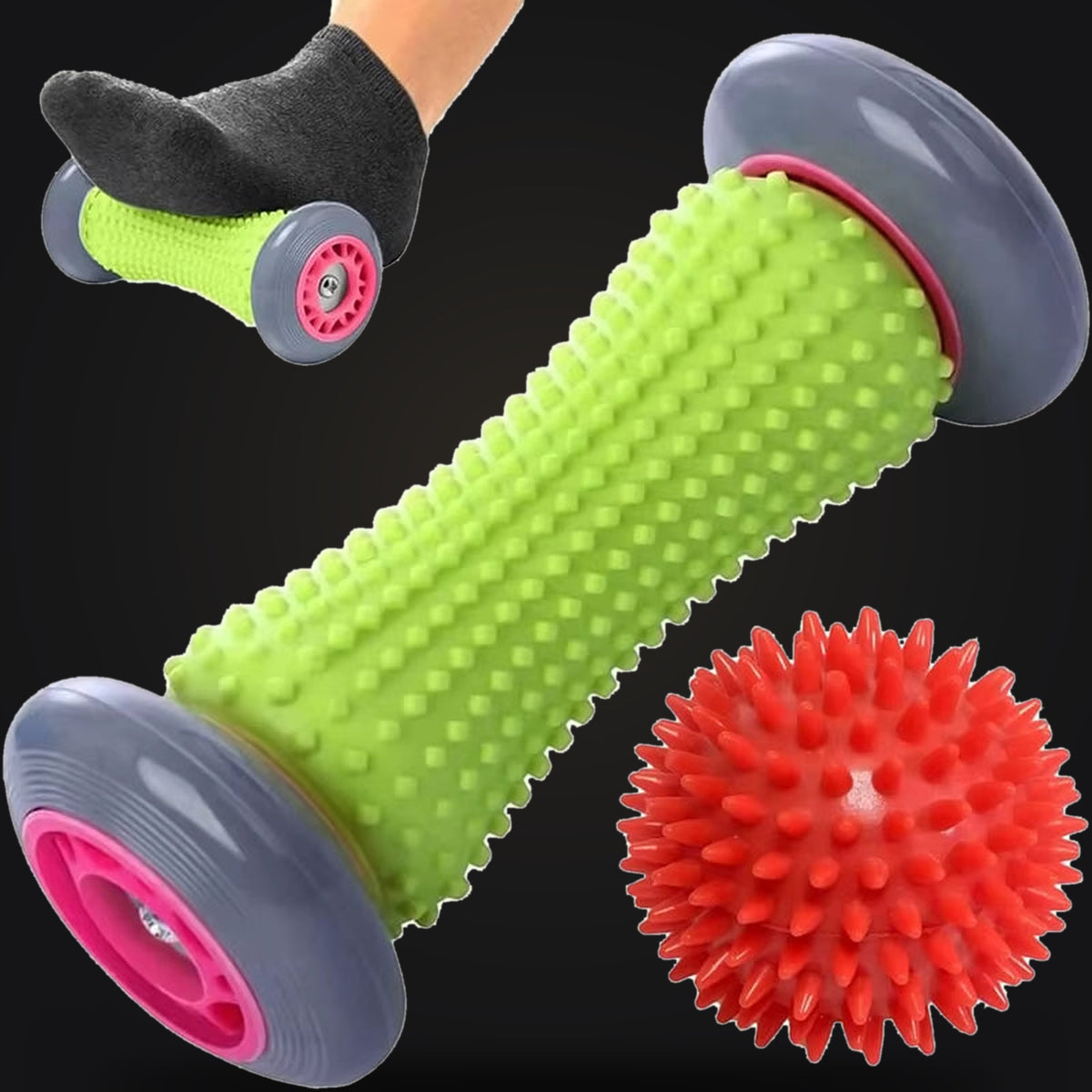 Foot Massage Roller & Ball Set