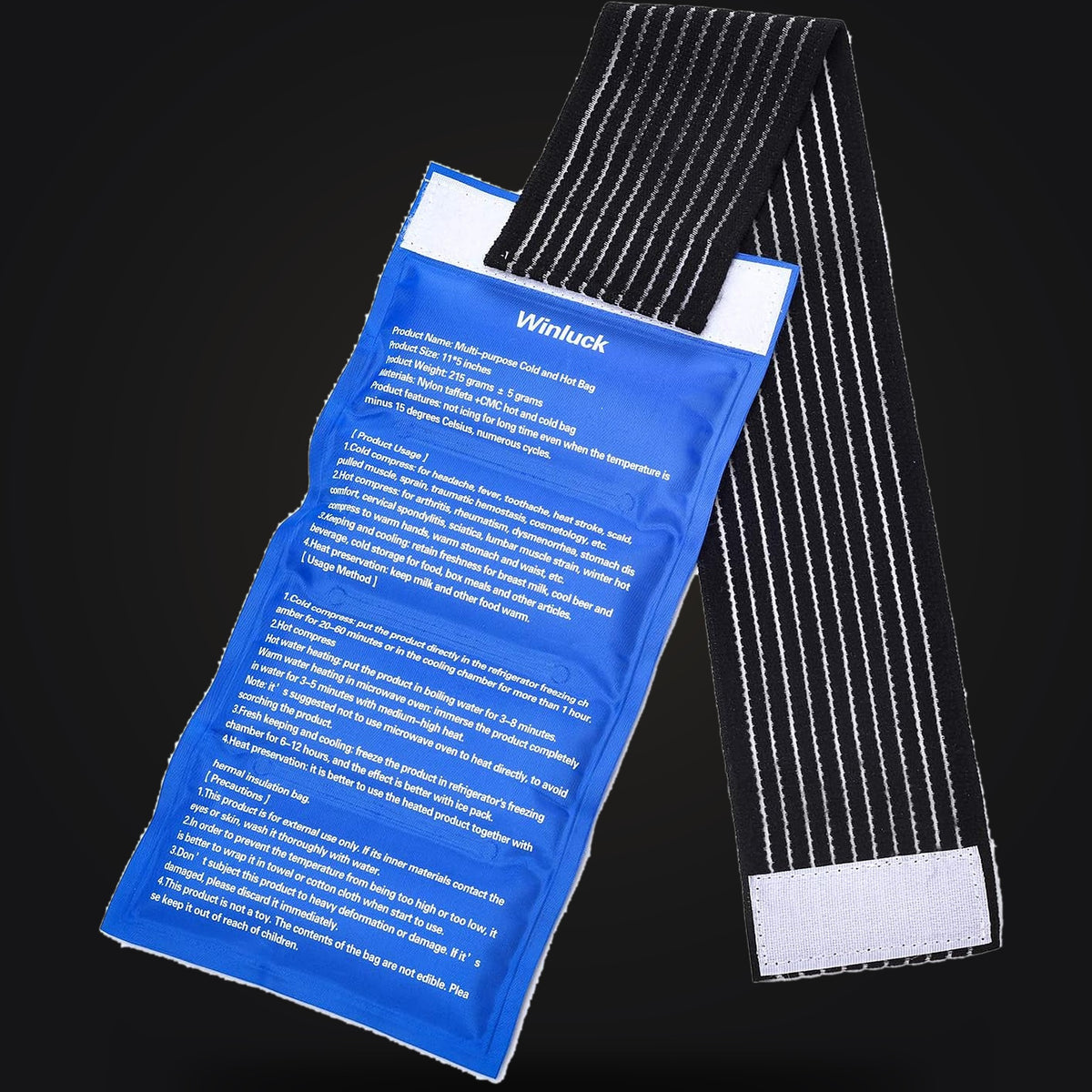 Reusable Hot & Cold Gel Pack with Strap